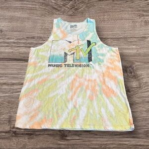 MTV Music Tie Dye Tank Top Size Medium
